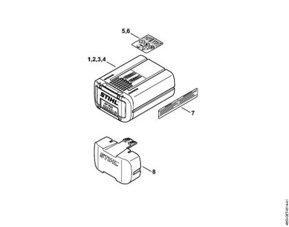 Acumuladores (AK, AP, AR, AS, PS) AP 100 Acumulador de la marca Stihl