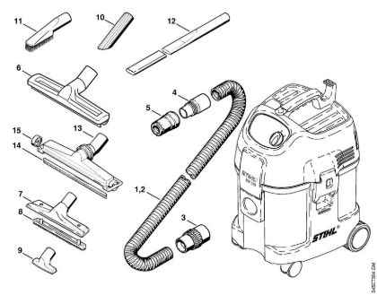Aspiradores (SE) SE 121 Accesorí­es extra de la marca Stihl