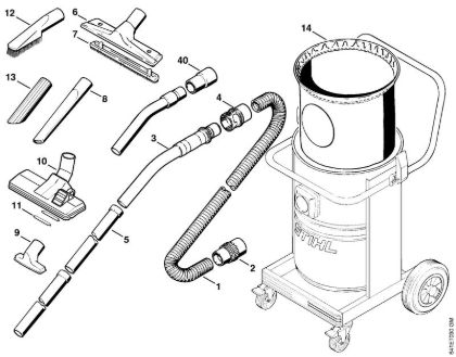 Aspiradores (SE) SE 201 Herramientas, Accesorios extra de la marca Stihl