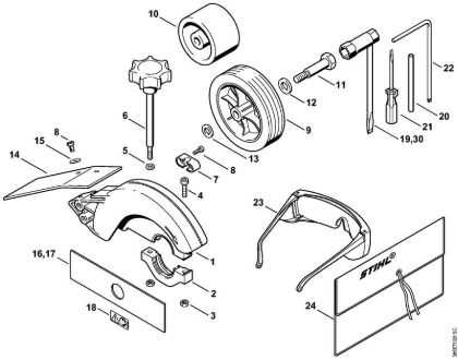 FC 72 FC 72 Protector, Herramientas, Accesorios especials de la marca Stihl