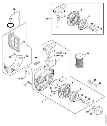 Imagen de Mecanismo de arranque Ergostart FS 410 C-E KZ