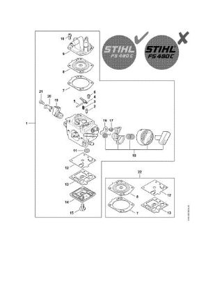 Imagen de Carburador FS 490 C-EM K
