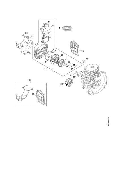 Imagen de Mecanismo de arranque FS 490 C-EM K