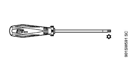 Desbrozadoras (FS) FS 490 C-EM KW Destornillador T10 de la marca Stihl