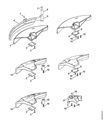 Motoguadañas (FS) FS 106 Protector de la marca Stihl