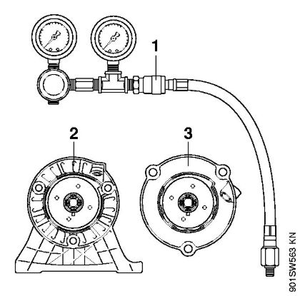 Motoguadañas (FS) FS 110 RX-Z Juego comprobador de estanqueidad de la marca Stihl