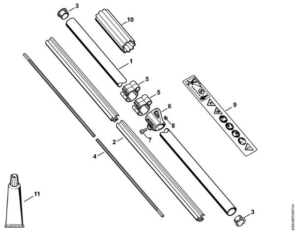 Motoguadañas (FS) FS 89 Vástago de la marca Stihl