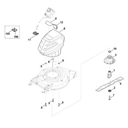 Imagen de E - Motor, cuchilla RMA 2.0 RT
