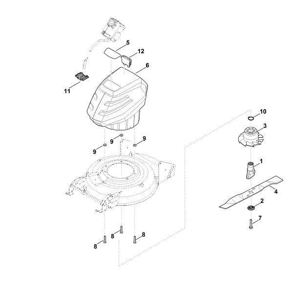 Imagen de E - Motor, cuchilla RMA 2.1 RP