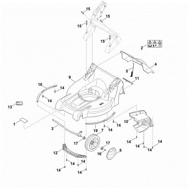 Imagen de B - Carcasa, eje delantero RMA 448.1 PC