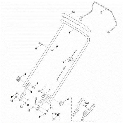 Imagen de A - Manillar RM 248.0