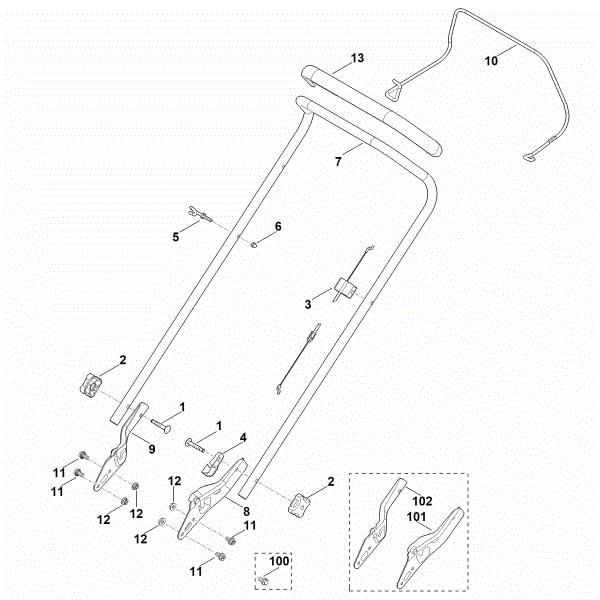 Imagen de A - Manillar RM 253.0