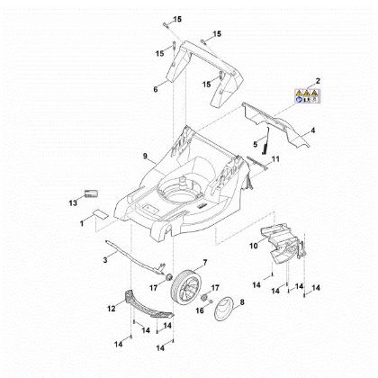Imagen de B - Carcasa, eje delantero RM 443.1 T