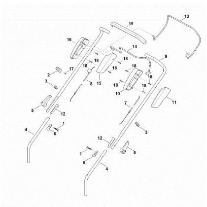 Imagen de A - Manillar RM 448.0 T