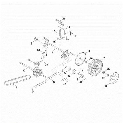 Imagen de C - Eje trasero, ajuste de la altura RM 448.1 PC