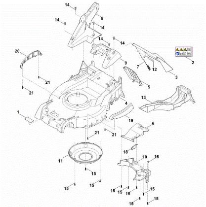 Imagen de C - Carcasa RM 655.1 VS