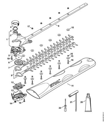 Cortasetos (HS) HS 46 Caja reductora, Dispositivo de corte 450 mm de la marca Stihl