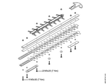 Cortasetos con acumulador (HSA) HSA 130.0 R Pares de apriete de la marca Stihl