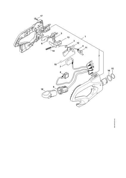 Imagen de Empuáadura de mando HSA 94 T