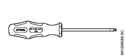 Cortasetos con acumulador (HLA) HLA 135 K Destornillador T20 de la marca Stihl