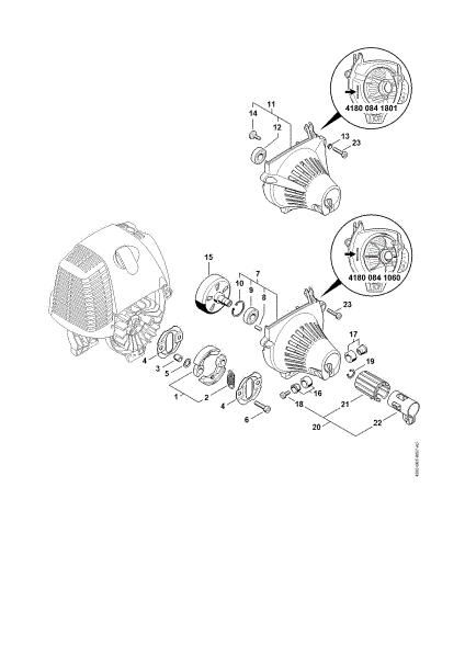 Imagen de Embrague, Carcasa del ventilador HL 100 K