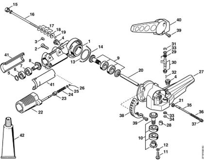 Cortasetos de altura eléctrico (HLE) HLE 71 K Engranaje acodado ajustable en 125Â° de la marca Stihl