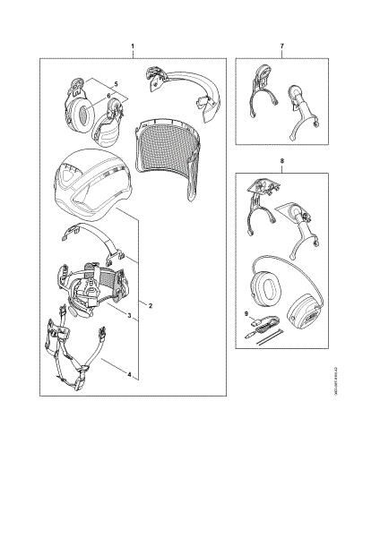 Imagen de Juegos de proteccián para la cabeza ADVANCE X-Climb Juegos de proteccion para la cabeza ADVANCE X-Climb ME