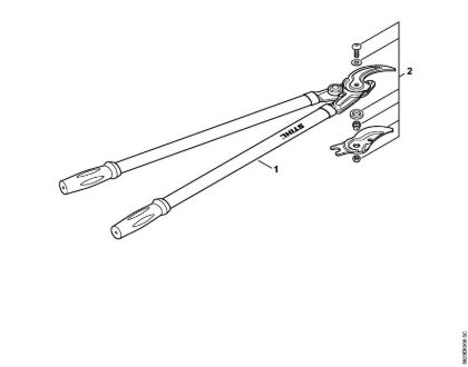 Tijeras Tijeras de desramar PB 20 Tijera de poda Bypass Dynamic de la marca Stihl