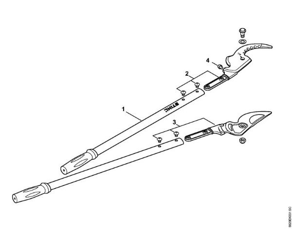 Tijeras Tijeras de desramar PB 30 Podadera Bypass EXTREM de la marca Stihl