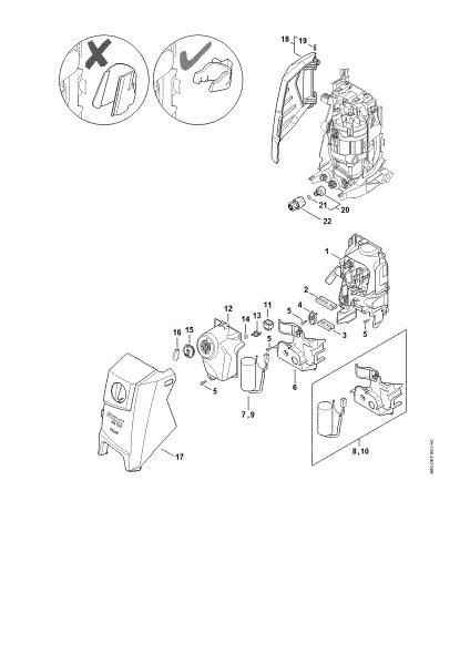 Imagen de Conduccián de aire, Cubierta, Caja del interruptor RE 110