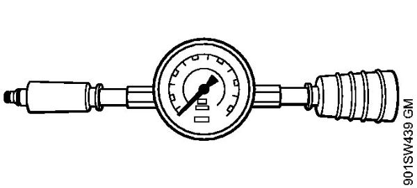 Limpiadora eléctrica de alta presión (RE) RE 118 Manómetro de comprobación de la marca Stihl