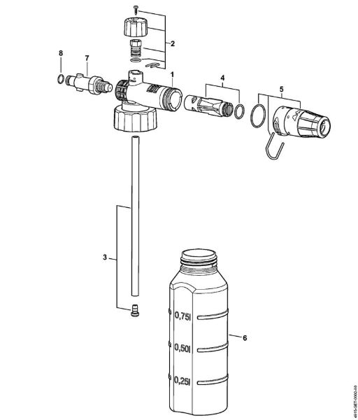 Limpiadora eléctrica de alta presión (RE) RE 143 PLUS Tobera para espuma   06/2019 de la marca Stihl