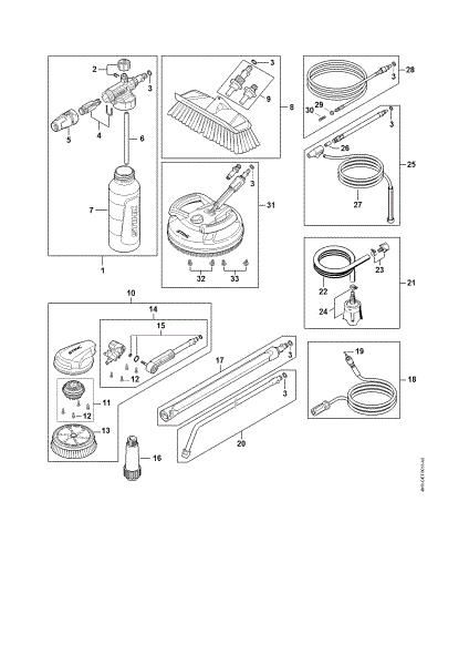 Imagen de Accesorios extra RE 80 - 170 PLUS RE 98