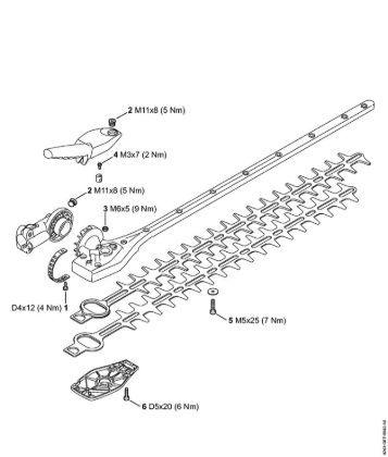 Herramientas de acople HL 145Â° Pares de apriete de la marca Stihl