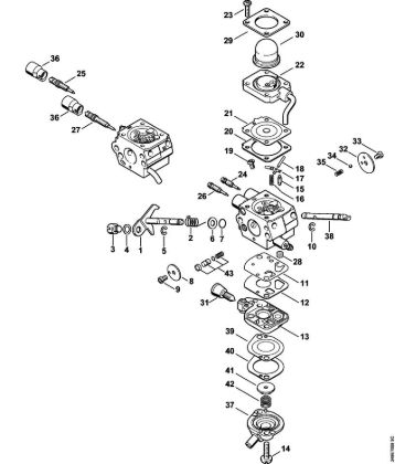 FT 100 FT 100 Carburador C1Q-S174, C1Q-S131 de la marca Stihl