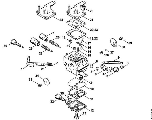 Máquinas especiales (PC, SP, MC) SP 200 Carburador C1Q-S162, C1Q-S83 de la marca Stihl