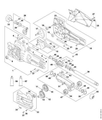 Imagen de Caja reductora, Levantaválvulas, Tubo de guà­a SP 452