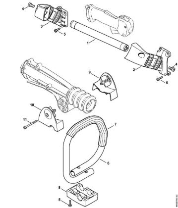 Máquinas especiales (PC, SP, MC) SP 481 Empuóadura de la marca Stihl