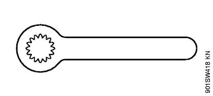 Máquinas especiales (PC, SP, MC) SP 481 Llave de la marca Stihl