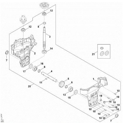Imagen de E - Caja reductora MH 445.0