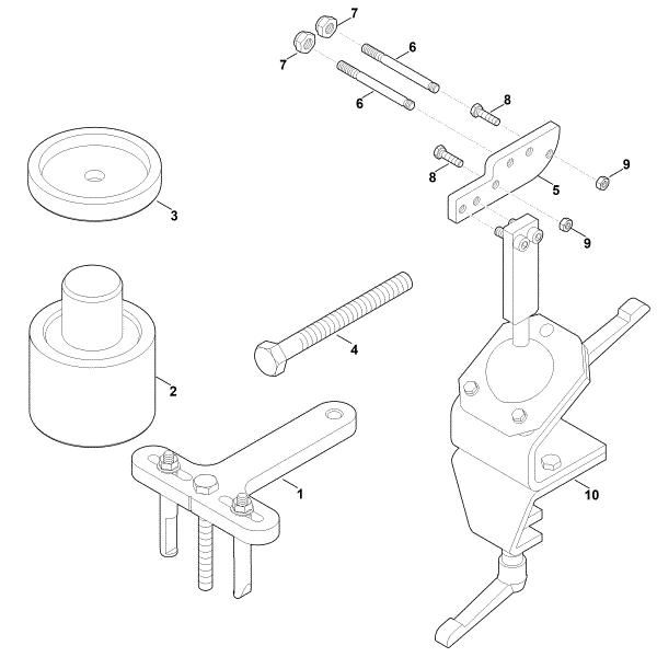 Imagen de I - Herramienta especial MH 445.0