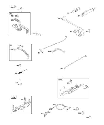 B&S - 09â  09P602-0009-F1 B - Armadura, mandos, sistema eléctrico, resorte de regulador, encendido, bují­a de encendido de la marca Stihl