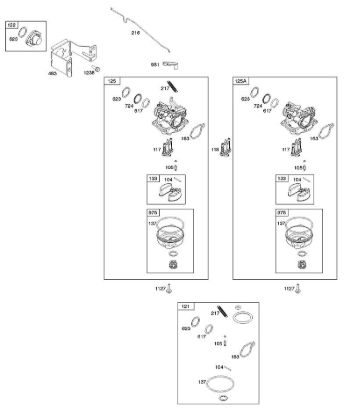 B&S - 09â  09P702-0044-F1 E - Carburador de la marca Stihl
