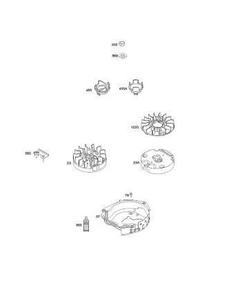 B&S - 09â  09P702-0044-F1 G - Volante de la marca Stihl