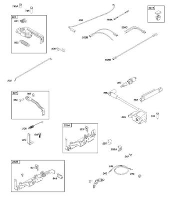 B&S - 09â  09P702-0201-H1 B - Armadura, mandos, sistema eléctrico, resorte de regulador, encendido, bují­a de encendido de la marca Stihl