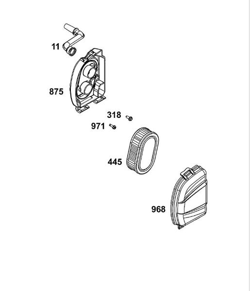 B&S - 09â  09P702-0230-H5 A - CONJUNTO DE FILTRO DE AIRE de la marca Stihl