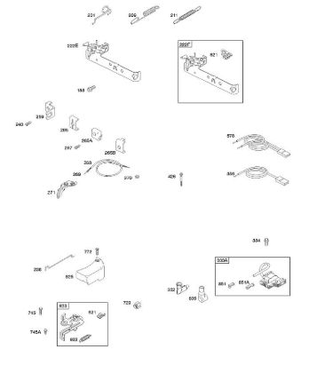 B&S - 09â  09T502-0147-B1 C - Freno, mandos, cubiertas, resorte de regulador, encendido de la marca Stihl