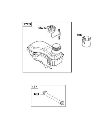 B&S - 10â  103M02-0085-H1 K - CONJUNTO DE ALIMENTACIí“N DE COMBUSTIBLE de la marca Stihl