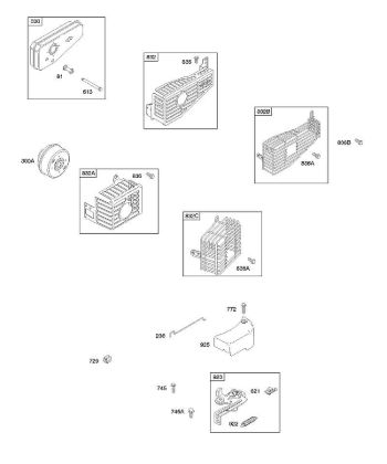 B&S - 10â  10D902-0111-B1 C - Freno, sistema de escape de la marca Stihl