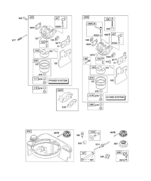 B&S - 12â  122602-0194-E1 D - Carburador, suministro de combustible de la marca Stihl